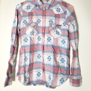 XS American Eagle Button Up Flannel